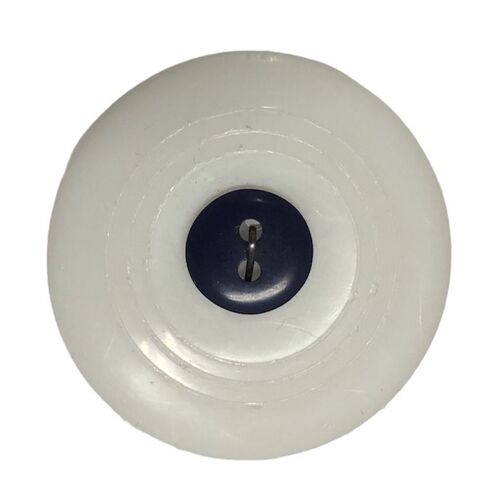 Button - 8mm Navy Blue