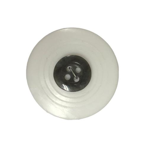 Button - 5mm 4 Hole Grey