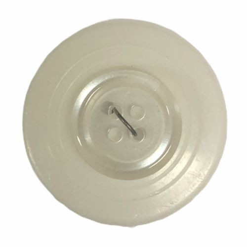 Button - 20mm Matt White