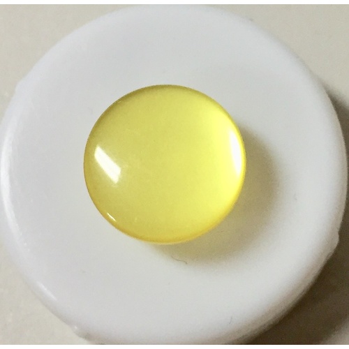 Button - 13mm Shank Lemon