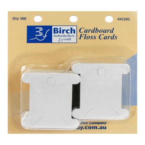 Floss Bobbins 100 pcs Cardboard