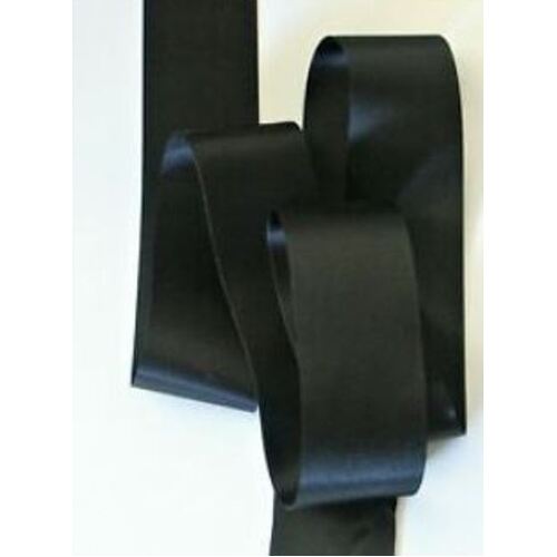 Blanket Binding Black 36mm Folded