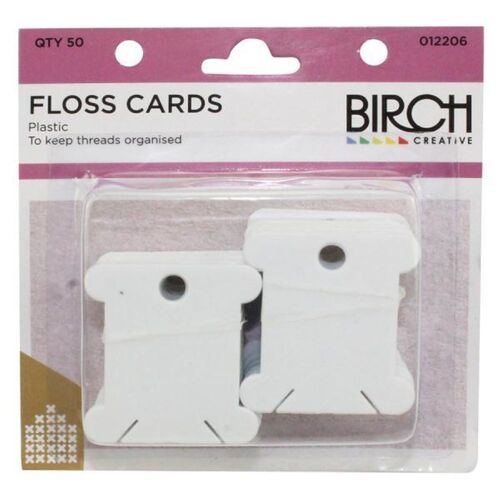 Floss Bobbin 50 pcs Plastic