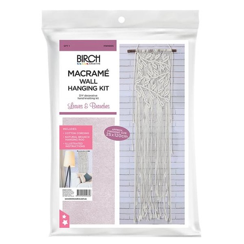 Macrame Wall Hanging Kit - Leaves & Branches