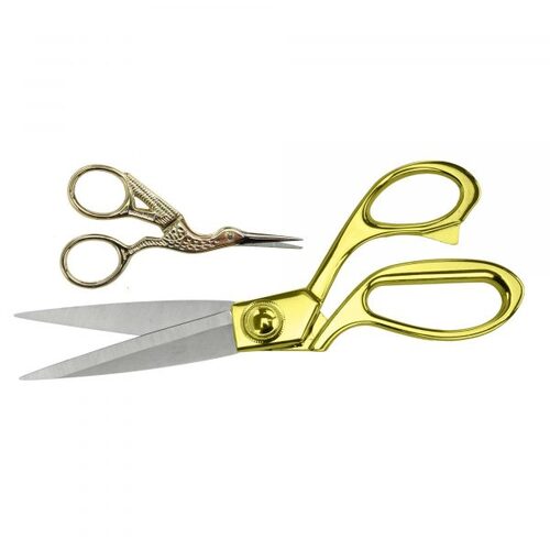 Birch Premium Gold Set 2 Scissors Fabric and Embroidery