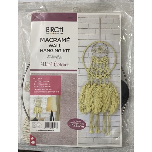 Macrame Wall Hanging Kit - Wish Catcher