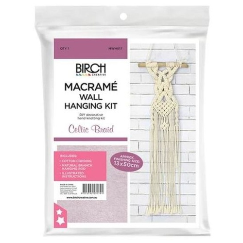 Macrame Wall Hanging Kit - Celtic Braid