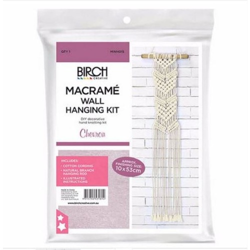 Macrame Wall Hanging Kit - Chevron