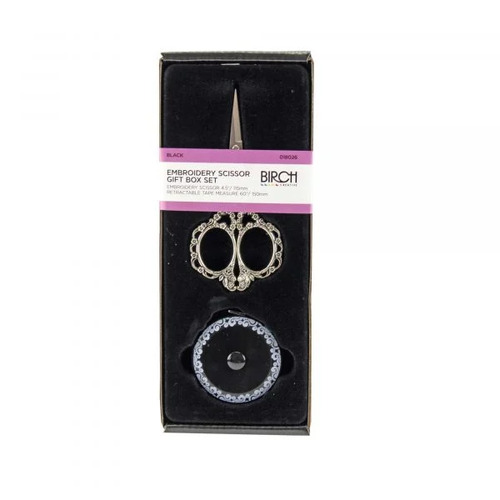 Embroidery Scissor Gift Box Set - Black