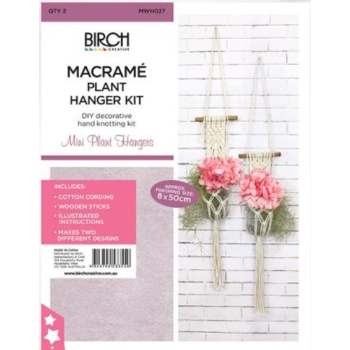 Macrame Plant Hanger Kit MWH027
