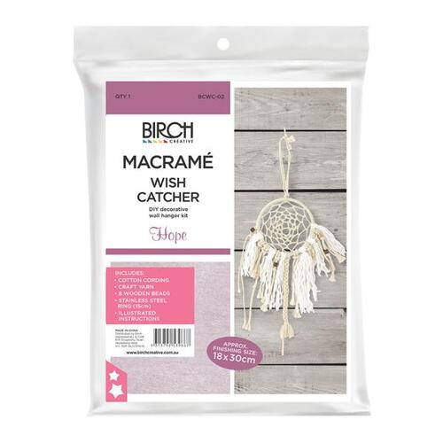 Macrame Wall Hanging Kit - Wish Catcher