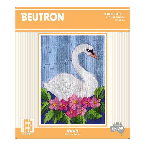 Beutron Swan Long Stitch Kit