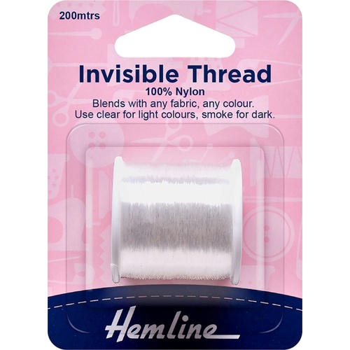 Hemline Invisible Thread - Clear