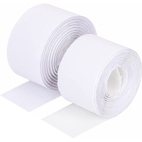 Hook & Loop Tape Sew-In 50mm White