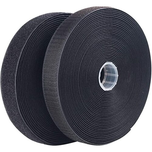 Hook & Loop Tape Self-Stick 20mm Black