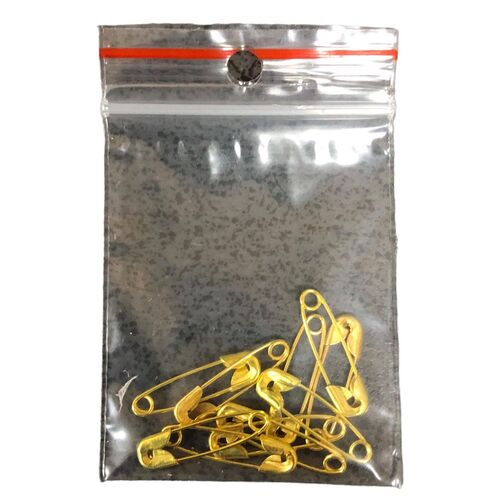 Small Gold Safety Pins - Pack of 10