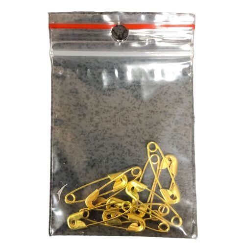 Small Gold Safety Pins - Pack of 10