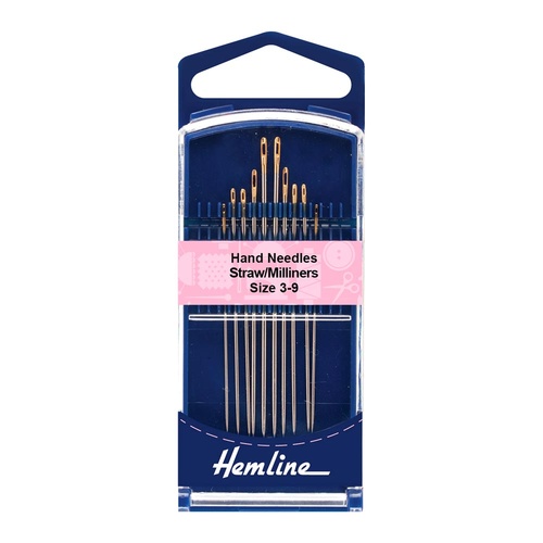 HEMLINE HANGSELL HAND NEEDLE STRAW/MILLINERS