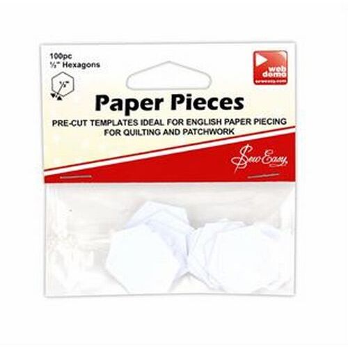 English Paper Piecing Templates - 1/2" Hexagons