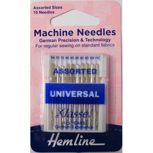 Hemline Machine Needles Assorted