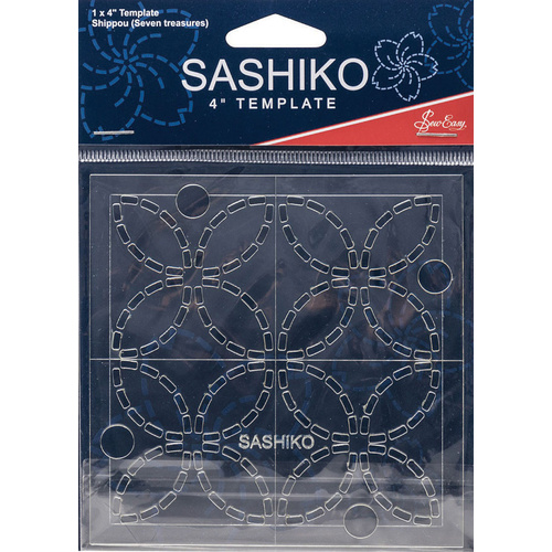 Sashiko Template 4" Shippou (Seven Treasures)