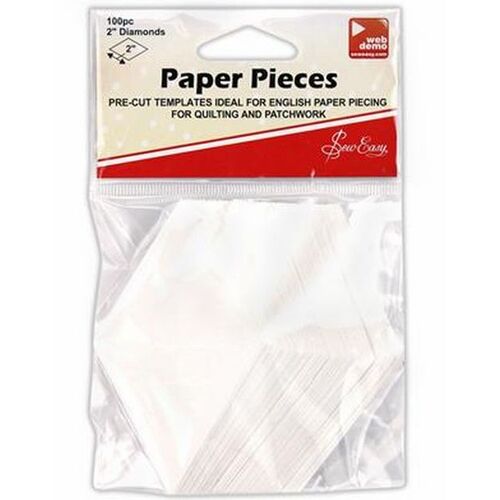 English Paper Piecing Templates - 2" Diamonds