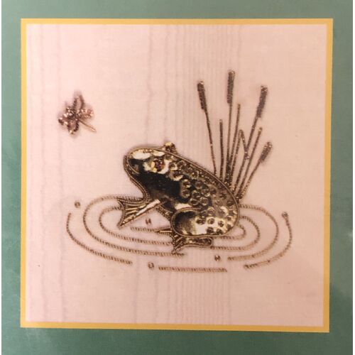 Embroidery Pattern - Listening Frog