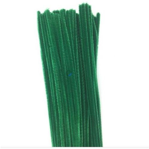 Chenille Stem/Pipe Cleaners 6mm Green