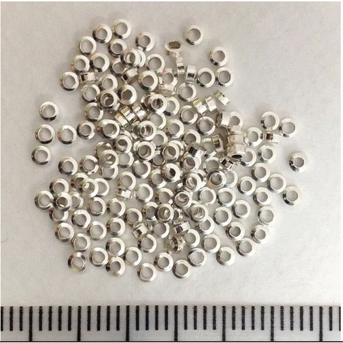 Arbee Crimp Rings 2mm Silver 50pk