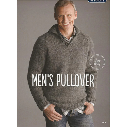 Patons Men's Pullover - Pattern 0016