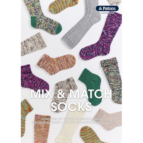 Patons Mix and Match Socks 7023