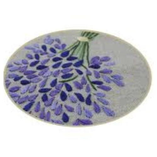 Lavender Table Topper Embroidery Kit 11659.01
