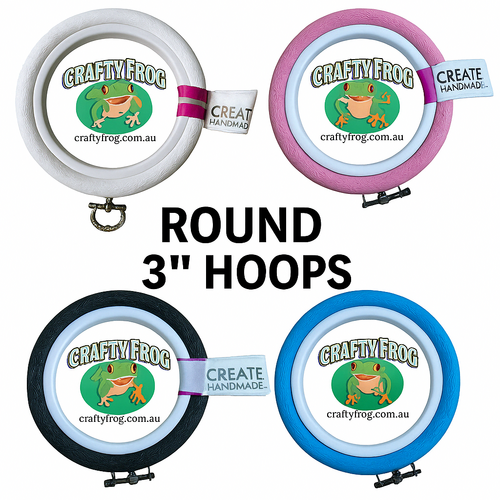 Flexi Embroidery Hoop - Round 3"