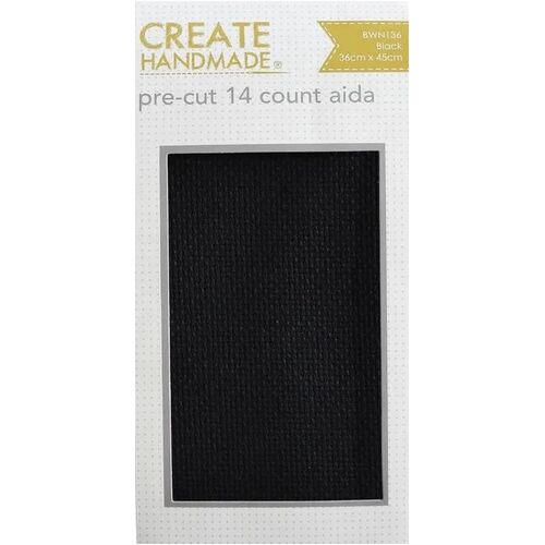 Pre-cut 14 Count Aida - Black