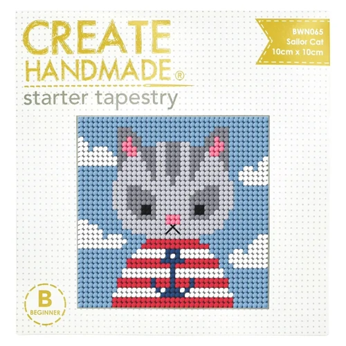 Sailor Cat Starter Tapestry Kit BWN065