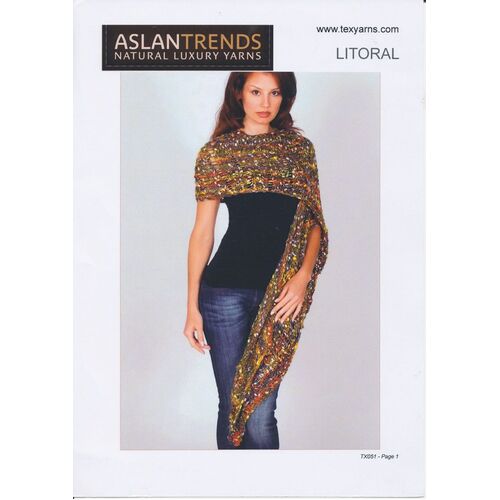 TX051 - Aslan Trends Litoral Convertible Shawl