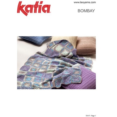 Katia Bombay Crochet Blanket TX117