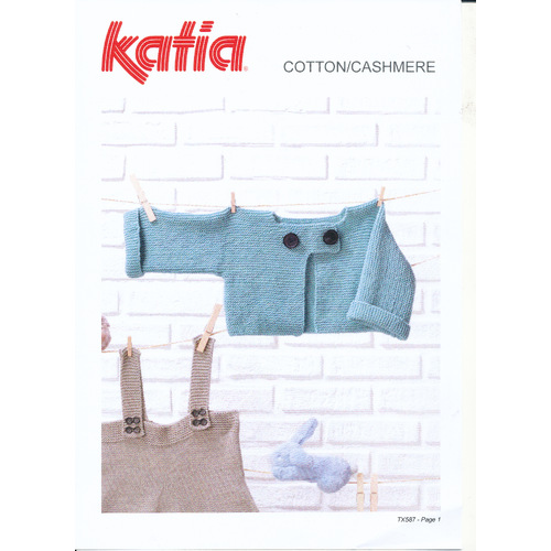 TX587 - Babies Garter Stitch Cardigan