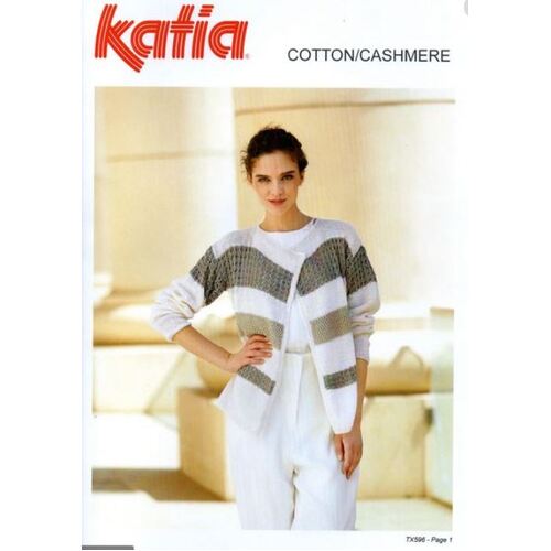 TX596 Katia Cotton/Cashmere Cardigan