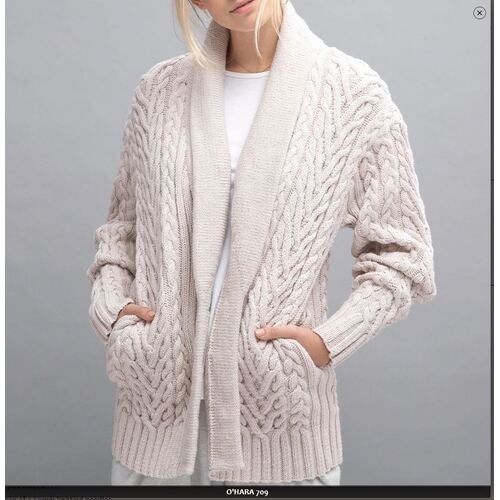 Bellissimo 8 ply O'Hara Aran Cardigan TX709