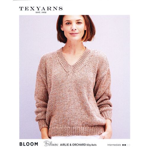 TX733 Bloom Jumper with Fashioned V Neck Shaping 