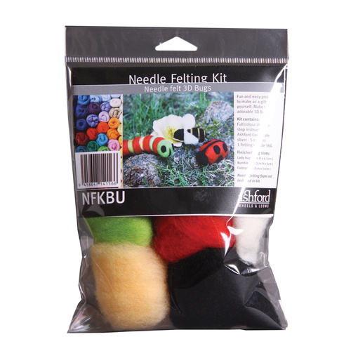 Ashford Needle Felt 3D Bugs