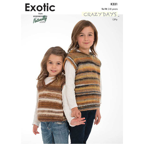 K331 - Naturally Exotic Crazy Days V-Neck & Hooded Pullover