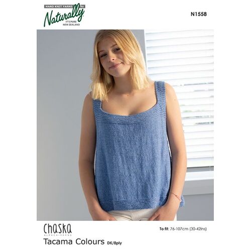 N1558 Singlet Top Chaska Tacama Colours