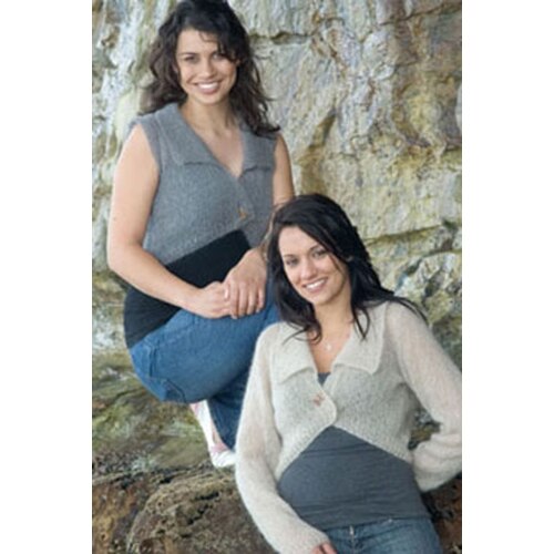 N1078 Naturally Mist 1 Ply Cropped Jacket/Vest  N1078