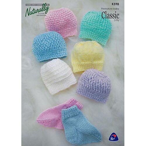 K598 Hat & Socks for Premature Baby