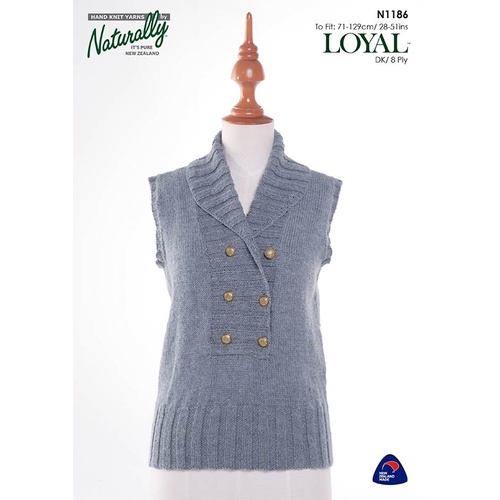 N1186 Double Breasted Vest