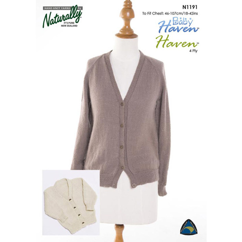N1191 Raglan Family Cardigan
