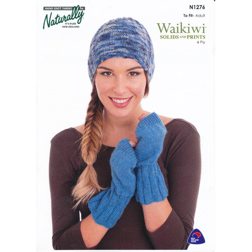 N1276 - Hat & Fingerless Gloves 