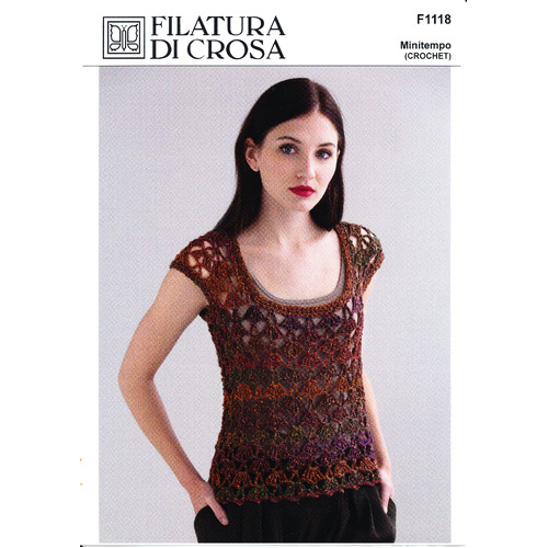 F118 Crochet Sante Fe Top